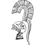 Griekse helm vector tekening
