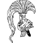 Roomalainen kypärävektorikuva