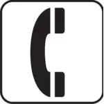 Telefonzelle-Symbol