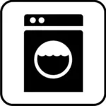 US National Park Karten Piktogramm für eine Wäscherei Anlage Vektor-Bild