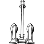 Stockless anchor