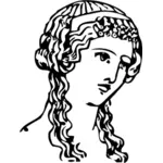 اليونانية القديمة قصيرة تصفيفة الشعر رسم ناقلات