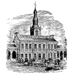 Grafika wektorowa Independence Hall