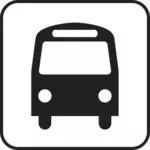 US National Park hărţi pictogramă pentru autobuzului vector imagine