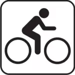США Национальный парк карты пиктограмма для велосипедов переулок векторное изображение