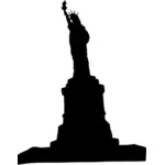 स्वतंत्रता की प्रतिमा के वेक्टर चित्रण