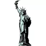 लिबर्टी वेक्टर क्लिप आर्ट की प्रतिमा
