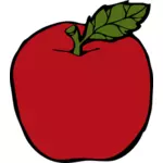 Červené jablko vektor