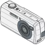 Desenho vetorial de câmera digital