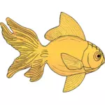 Generisk oransje fisk vektor illustrasjon