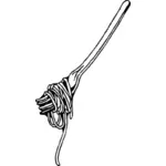 Vector image of spaghetti