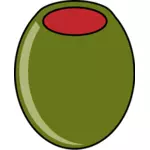 Grønn oliven vektor