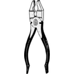 Household pliers vector illustration