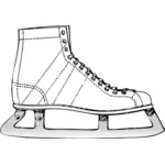 बर्फ स्केट वेक्टर छवि