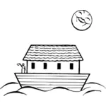 Grafika wektorowa Arka Noego
