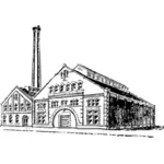 Старый завод векторная графика