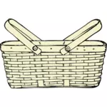 Vector clip art of picnic basket