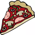 Image vectorielle de pizza slice