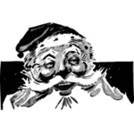 Illustration de vecteur Jolly Santa