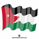 Fluturând steagul Iordaniei
