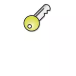 Vektor illustration av en nyckel