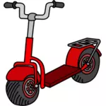 Kırmızı tekme scooter vektör çizim