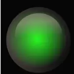 Зеленую кнопку Векторная графика