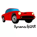 Syrena खेल कार वेक्टर