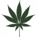 Cannabis blad vektor image