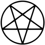 Pentagram vecteur illustrtaion