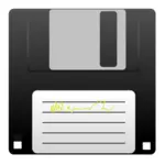 Vector afbeelding van een floppy disk