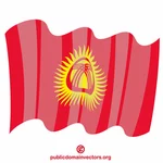 Kırgızistan'ın ulusal bayrağı