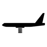 Bombardier avion vecteur signe