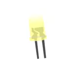 Lampe LED jaune