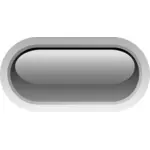 Pill shaped black button vector clip art