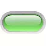 Yeşil düğmeye vektör çizim hap şeklinde