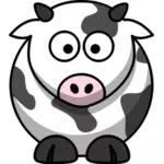 Image vectorielle de moo la vache