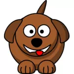 Vector afbeelding van lemmlings cartoon hond