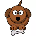 漫画犬ベクトル画像