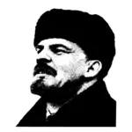 Vladimir Lenin 초상화 벡터 그래픽