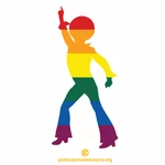 LGBT-Disco-Tänzerin
