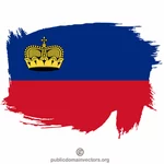 Liechtenstein flag panted