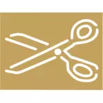 A pair of scissors vector icon