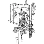 Slottet tårnet vektor image