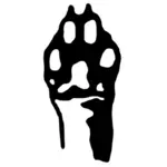 Paw vector image