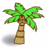 Kokosowe drzewo symbol