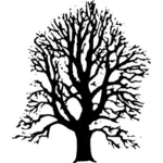 Cal árbol vector illustration