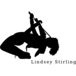 Silhouette vecteur dessin de Lindsey Stirling