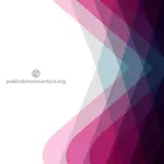 Elegant colorful shapes vector