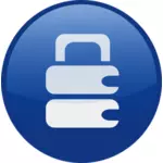 Locked vector icon image
